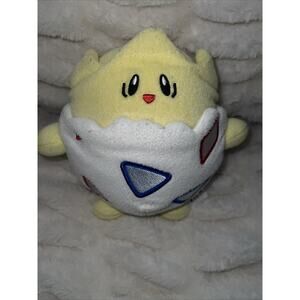Pokemon Authentic Official Tomy 6” Togepi Plush Baby Egg Stuffed‎ Toy